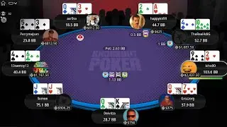 WCOOP Boot Camp 25-H $1K avr0ra | Grozzorg | icho90 - Final Table Poker Replays