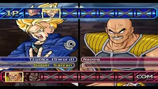 Trunks Sword Super Saiyan VS Nappa | Battle 479 | Dragonball Z Budokai Tenkaichi 3
