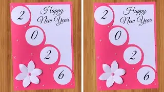 DIY Handmade New Year Card 2026 | Easy Paper Greeting Card Step-by-Step