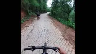 DOWNHILL CYCLING TO GARBHANGA  FV #RIDING #CYCLING #MTB