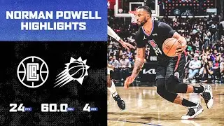 Norman Powell lead the team in his return against the Suns. | LA Clippers