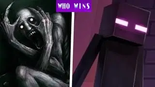 SCP-096 Vs. Enderman (SCP Foundation Vs. Minecraft) Who Wins. 