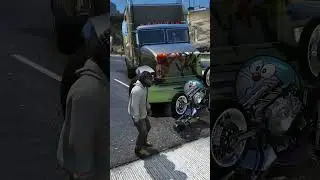 Doraemon Got Shiva Cycle in Container 😱 Surprise Gift From Shiva#gta5 #bommalu #emotional #gta5mods