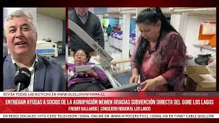 Entregan ayudas a los socios de la Agrupación de Postrados Newen