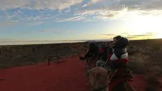 Sunset near Uluru