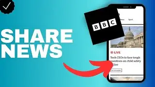 How to share news in the BBC app?