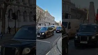 Iconic taxis in London (London Black cabs)