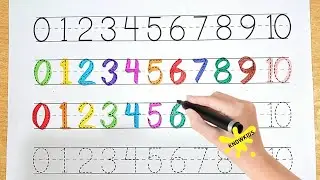 1 to 10 Number ,12345,Educational Video for Kids,Number Tracing 1-10|Learn to Write 12345,123