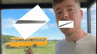 MrBeast drops a metal pipe on a bus (with metal pipe sfx)