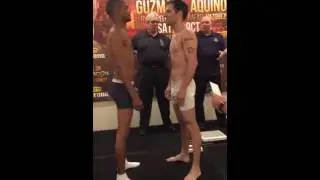 Pesaje Fernando Saucedo - Previa pelea frente a Carlos Fulgencio