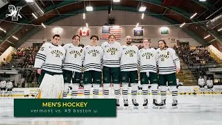 Men's Hockey: Vermont vs. #9 Boston U