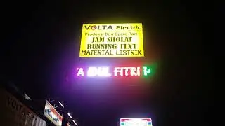 Neon Box Dan Running Text Volta Electric Di Cipatik