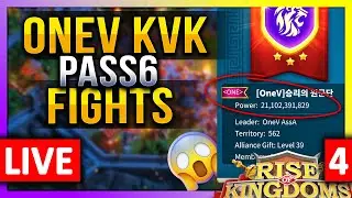 OneV KVK: Pass6 Fights 🔥 LIVE! 🔴 C11248 4imp 1034 1623 1664 1474