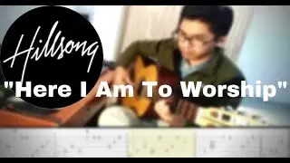 Here I Am To Worship - Hillsong Worship (Fingerstyle Guitar Cover by David Ccoicca [+TABS]