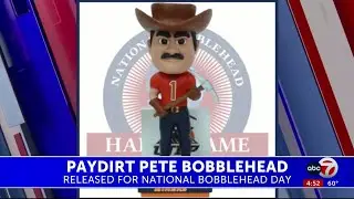Limited-edition Paydirt Pete bobblehead released for National Bobblehead Day