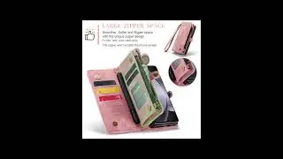 Caseme-case.com Samsung Galaxy Z Fold5 Wallet Case with Wrist Strap