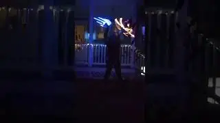 A little lotus LED fan flow