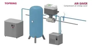 AIR-SAVER programmable valve for energy savings and preventing compressed air leaks