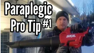 Использование воздуходувки для уборки снега #снег #снегоуборщик #полезныесоветы #мотивация #пара ...