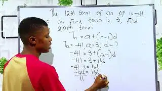 Arithmetic progression. #maths  #linearalgebra  #mathseducator  #mathproblem