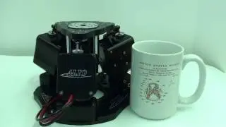 ALIO linear motor tripod with rotary axis for nanometer precision motion applications