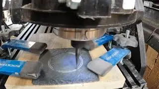CNC V-CARVE Engraving on Slate - Most boring video ever!