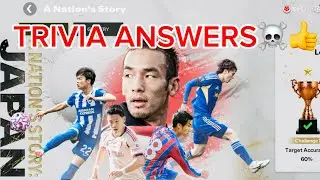 HOW TO GET 109-113 OVR NAKATA JAPAN A NATION'S STORY TRIVIA EVENT ANSWERS INEA FC FIFA MOBILE 25 26