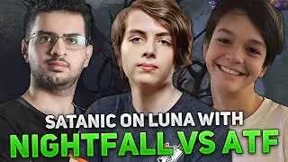 13.300 MMR GAME! SATANIC on LUNA with NIGHTFALL vs AMMAR THE F!