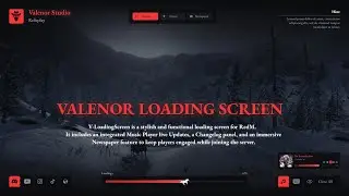 V-Loading Screen (FREE) | Most Advanced Loading Screen System | RedM Script