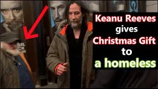 💙Киану Ривз подарил рождественский подарок бездомному 🎄@Keanu Reeves @John Wick