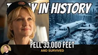 She Fell 33,000 Feet and Lived: The Vesna Vulovic Miracle  | Today in History (1972)