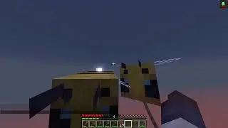 using beeloons to get to the moon in minecraft