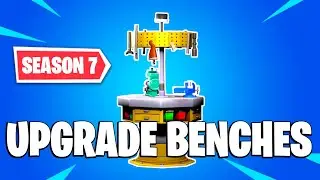 ALL UPGRADE BENCH LOCATIONS SEASON 7 FORTNITE - UPGRADE STATIONS