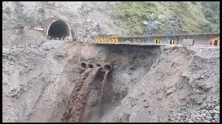 खौफनाक वीडियो देखते ही देखते वहा गया J&K. panthyal tunnel. vijaypur fast news.9469062035
