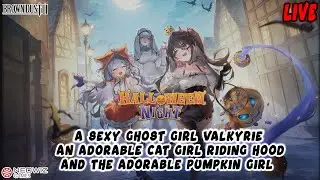 A Sexy Ghost Girl + Pumpkin & Cat Girl [Brown Dust 2] Story Event [Halloween Night]