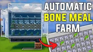 Automatic Unlimited Bone Meal Farm Minecraft 1.21+
