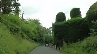Driving From Church Lench, Evesham Through Rous Lench To Radford, Inkberrow, Worcestershire England