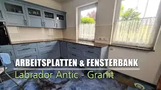 Mechernich Labrador Antic Granit Arbeitsplatten und Fensterbank