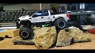 Orlandoo Hunter OH35P01 1/35 - Custom F150 Raptor Rock Crawler - Upgrade 3D printed wheel / new tire