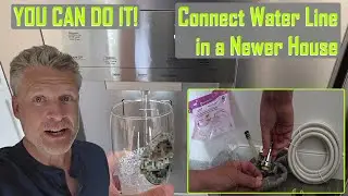 EASY! How To Connect a Waterline to a Refrigerator / Icemaker