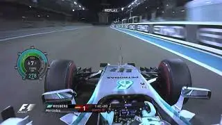 F1 2014 onboard Rosberg Pole Abu Dhabi