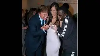 Donald Trump With P Diddy And Rapper Friends Animated Photos