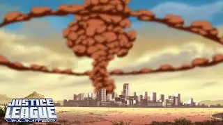 Justice League Unlimited - Watchtower Laser Brutally Destroys City
