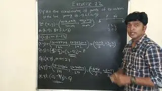 Find the coordinates of points of Trisection which divides line segment joining (4, -1) & (-2, -3)