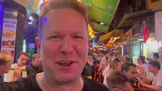 Clubbing on Beer Street in Hanoi, Vietnam