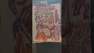 Matt Cordell maniac cop 2 sketch for tattoo shop
