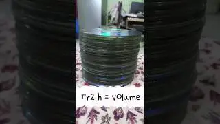 Why the Volume of a Cylinder is  &pi;r2 h ? | Formula of volume of cylinder explained | Maths Ari Bio
