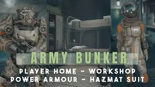 SHOWCASE: Fallout 4 - Army Bunker player home