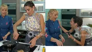Juana Viale tomó la sartén por el mango y se animó a hacer #panqueques con Jimena Monteverde