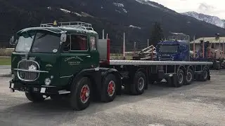 RARITÀ FIAT 690 BILICO CON ORIGINALE SEMIRIMORCHIO BARTOLETTI UNO TRE CAMION D EPOCA PIÙ BELLI 2024